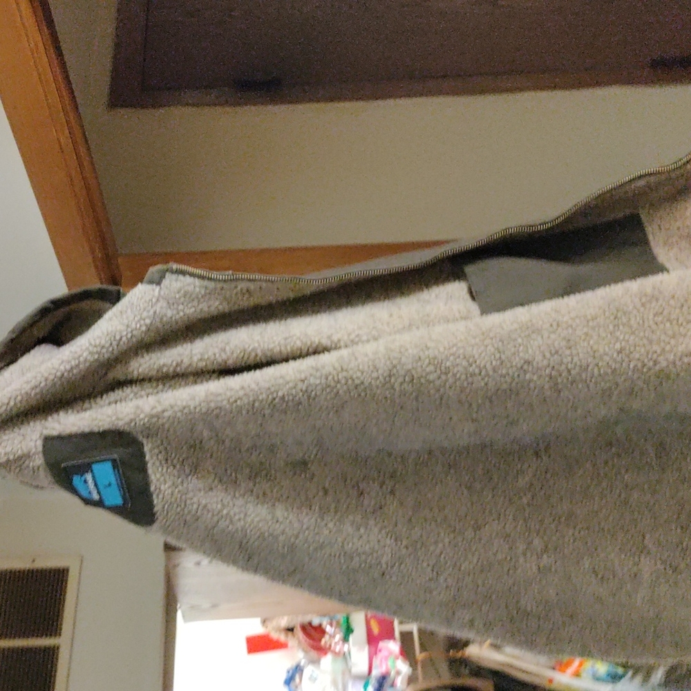 A Bearne hoodie/jacket with Burberry tennis shoes